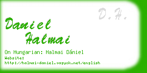 daniel halmai business card